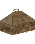 19th Century Temple Cash Box with Ornate Brass Accents-16. Asian & Chinese Furniture, Art, Antiques, Vintage Home Décor for sale at FEA Home