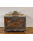 19th Century Temple Cash Box with Ornate Brass Accents-3. Asian & Chinese Furniture, Art, Antiques, Vintage Home Décor for sale at FEA Home