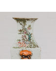 Qing Dynasty White Porcelain Vase with Painted Flowers, Objects and Calligraphy-12. Asian & Chinese Furniture, Art, Antiques, Vintage Home Décor for sale at FEA Home