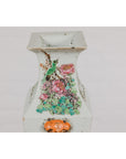 Qing Dynasty White Porcelain Vase with Painted Flowers, Objects and Calligraphy-17. Asian & Chinese Furniture, Art, Antiques, Vintage Home Décor for sale at FEA Home