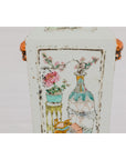 Qing Dynasty White Porcelain Vase with Painted Flowers, Objects and Calligraphy-7. Asian & Chinese Furniture, Art, Antiques, Vintage Home Décor for sale at FEA Home