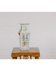 Qing Dynasty White Porcelain Vase with Painted Flowers, Objects and Calligraphy-8. Asian & Chinese Furniture, Art, Antiques, Vintage Home Décor for sale at FEA Home
