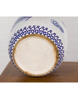 Blue and White Porcelain Planter with Hand Painted Landscape-15. Asian & Chinese Furniture, Art, Antiques, Vintage Home Décor for sale at FEA Home