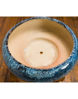 Chinese Vintage Blue Glaze Ceramic Planter-10. Asian & Chinese Furniture, Art, Antiques, Vintage Home Décor for sale at FEA Home