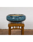 Chinese Vintage Blue Glaze Ceramic Planter-11. Asian & Chinese Furniture, Art, Antiques, Vintage Home Décor for sale at FEA Home