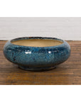Chinese Vintage Blue Glaze Ceramic Planter-3. Asian & Chinese Furniture, Art, Antiques, Vintage Home Décor for sale at FEA Home