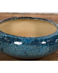 Chinese Vintage Blue Glaze Ceramic Planter-4. Asian & Chinese Furniture, Art, Antiques, Vintage Home Décor for sale at FEA Home