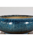 Chinese Vintage Blue Glaze Ceramic Planter-9. Asian & Chinese Furniture, Art, Antiques, Vintage Home Décor for sale at FEA Home