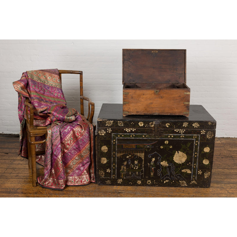 19th Century Rectangular Antique Wooden Storage Chest-YN7932-14. Asian & Chinese Furniture, Art, Antiques, Vintage Home Décor for sale at FEA Home