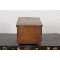 19th Century Rectangular Antique Wooden Storage Chest