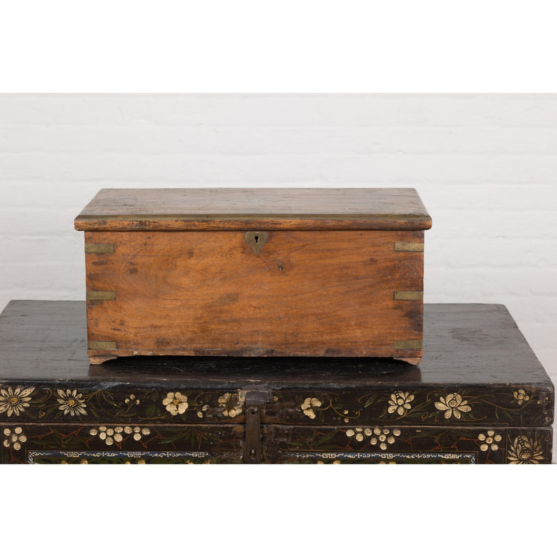 19th Century Rectangular Antique Wooden Storage Chest-YN7932-3. Asian & Chinese Furniture, Art, Antiques, Vintage Home Décor for sale at FEA Home