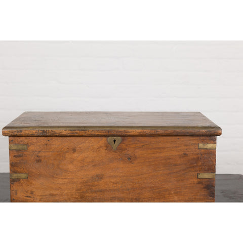 19th Century Rectangular Antique Wooden Storage Chest-YN7932-8. Asian & Chinese Furniture, Art, Antiques, Vintage Home Décor for sale at FEA Home