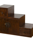 Vintage Tansu Staircase Side Cabinet-1. Asian & Chinese Furniture, Art, Antiques, Vintage Home Décor for sale at FEA Home