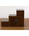 Vintage Tansu Staircase Side Cabinet-3. Asian & Chinese Furniture, Art, Antiques, Vintage Home Décor for sale at FEA Home