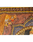 Kalaga 19th Century Tapestry with Stones, Sequins and Colorful Thread-13. Asian & Chinese Furniture, Art, Antiques, Vintage Home Décor for sale at FEA Home