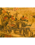 Low Yellow and Black Cabinet with Three Door Paintings-13. Asian & Chinese Furniture, Art, Antiques, Vintage Home Décor for sale at FEA Home