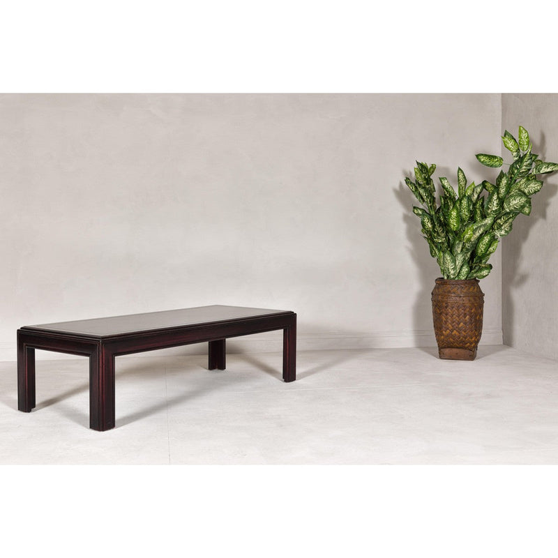 Midcentury Lane Altavista Parsons Legs Coffee Table with Herringbone Design Top-YN7962-8. Asian & Chinese Furniture, Art, Antiques, Vintage Home Décor for sale at FEA Home