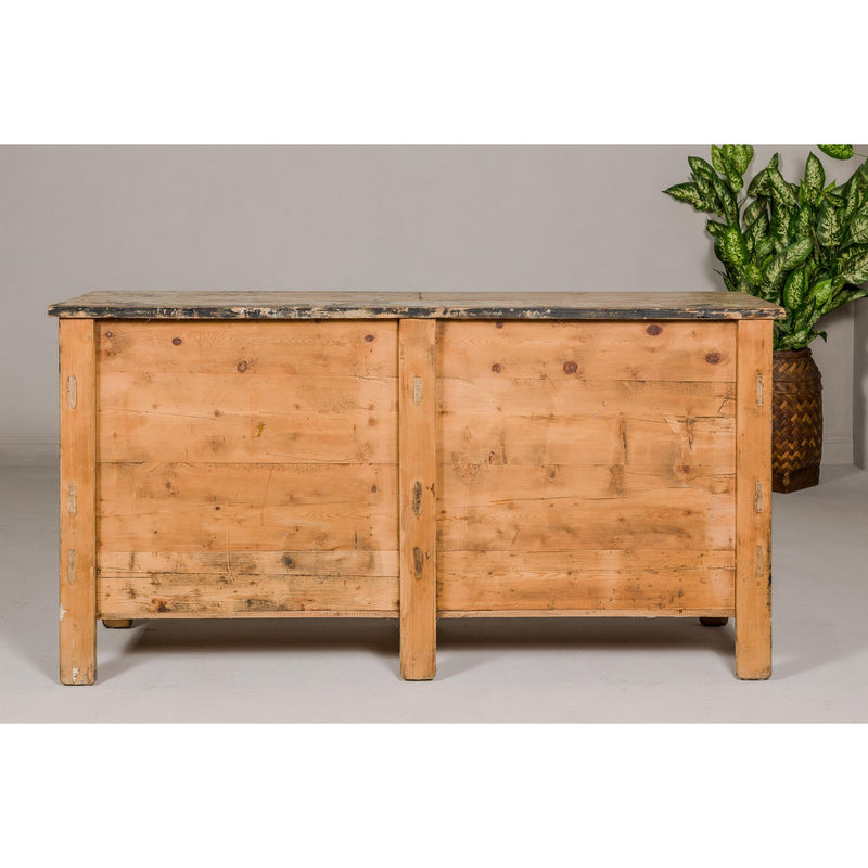Painted Elm Rustic Sideboard with Two Doors, Four Drawers and Distressed Finish-YN7992-18. Asian & Chinese Furniture, Art, Antiques, Vintage Home Décor for sale at FEA Home