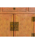Qing Dynasty Painted Sideboard with Distressed Patina, Three Drawers, Two Doors-10. Asian & Chinese Furniture, Art, Antiques, Vintage Home Décor for sale at FEA Home