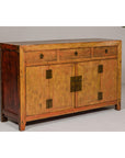Qing Dynasty Painted Sideboard with Distressed Patina, Three Drawers, Two Doors-12. Asian & Chinese Furniture, Art, Antiques, Vintage Home Décor for sale at FEA Home
