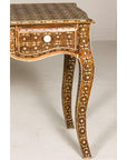 Vintage Anglo-Indian Bone Inlay Console Table-10. Asian & Chinese Furniture, Art, Antiques, Vintage Home Décor for sale at FEA Home