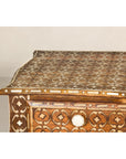 Vintage Anglo-Indian Bone Inlay Console Table-12. Asian & Chinese Furniture, Art, Antiques, Vintage Home Décor for sale at FEA Home