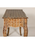 Vintage Anglo-Indian Bone Inlay Console Table-16. Asian & Chinese Furniture, Art, Antiques, Vintage Home Décor for sale at FEA Home