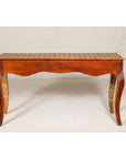 Vintage Anglo-Indian Bone Inlay Console Table-19. Asian & Chinese Furniture, Art, Antiques, Vintage Home Décor for sale at FEA Home