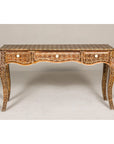 Vintage Anglo-Indian Bone Inlay Console Table-2. Asian & Chinese Furniture, Art, Antiques, Vintage Home Décor for sale at FEA Home