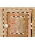 Anglo Style Mango Wood Buffet with Geometric Bone Inlay-11. Asian & Chinese Furniture, Art, Antiques, Vintage Home Décor for sale at FEA Home