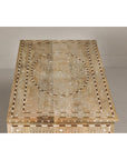 Anglo Style Mango Wood Buffet with Geometric Bone Inlay-17. Asian & Chinese Furniture, Art, Antiques, Vintage Home Décor for sale at FEA Home