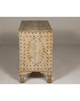 Anglo Style Mango Wood Buffet with Geometric Bone Inlay-20. Asian & Chinese Furniture, Art, Antiques, Vintage Home Décor for sale at FEA Home