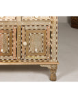 Anglo Style Mango Wood Buffet with Geometric Bone Inlay-9. Asian & Chinese Furniture, Art, Antiques, Vintage Home Décor for sale at FEA Home
