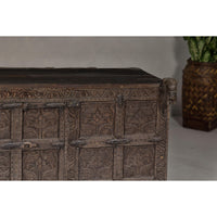 Damachiya Wedding Cabinet on Legs with Floral Motifs and Horse Heads
