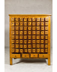 Oversized Qing Apothecary Cabinet with 76 Drawers and Calligraphy-14. Asian & Chinese Furniture, Art, Antiques, Vintage Home Décor for sale at FEA Home