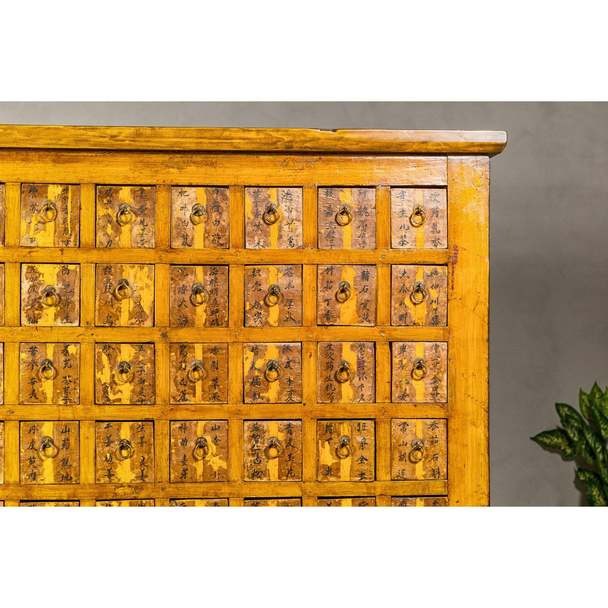 Oversized Qing Apothecary Cabinet with 76 Drawers and Calligraphy-5. Asian &amp; Chinese Furniture, Art, Antiques, Vintage Home Décor for sale at FEA Home