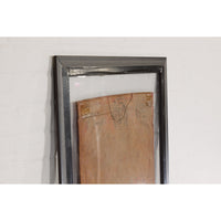 Mandarin Taoist Ceremonial Chinese Scroll Portrait Painting in Custom Frame