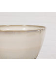 Contemporary White & Brown Glazed Ceramic Bowl-12. Asian & Chinese Furniture, Art, Antiques, Vintage Home Décor for sale at FEA Home