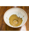 Contemporary White & Brown Glazed Ceramic Bowl-13. Asian & Chinese Furniture, Art, Antiques, Vintage Home Décor for sale at FEA Home