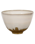 Contemporary White & Brown Glazed Ceramic Bowl-15. Asian & Chinese Furniture, Art, Antiques, Vintage Home Décor for sale at FEA Home