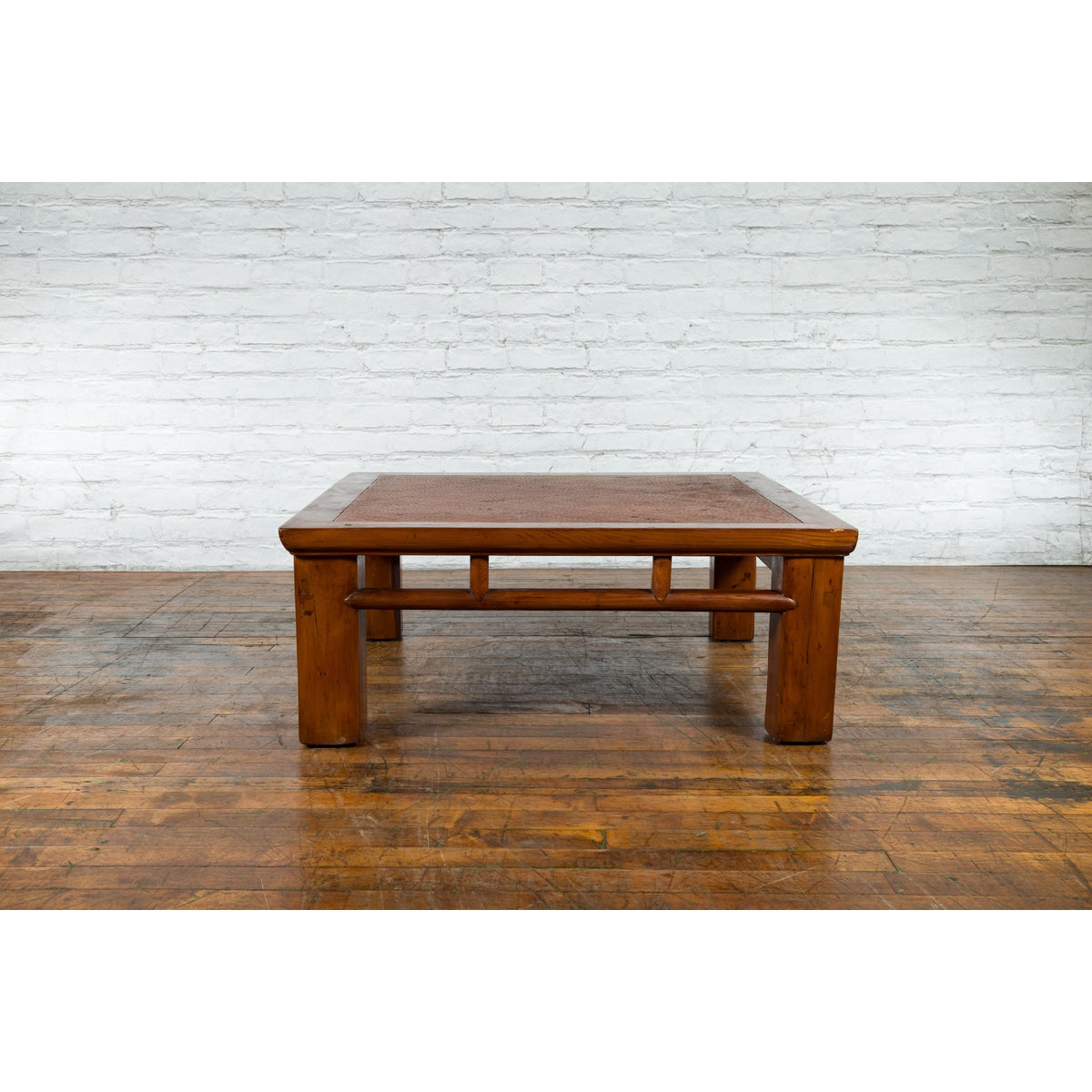 19th Century Elmwood and Rattan Converted Coffee Table from the Qing Dynasty-2. Asian & Chinese Furniture, Art, Antiques, Vintage Home Décor for sale at FEA Home
