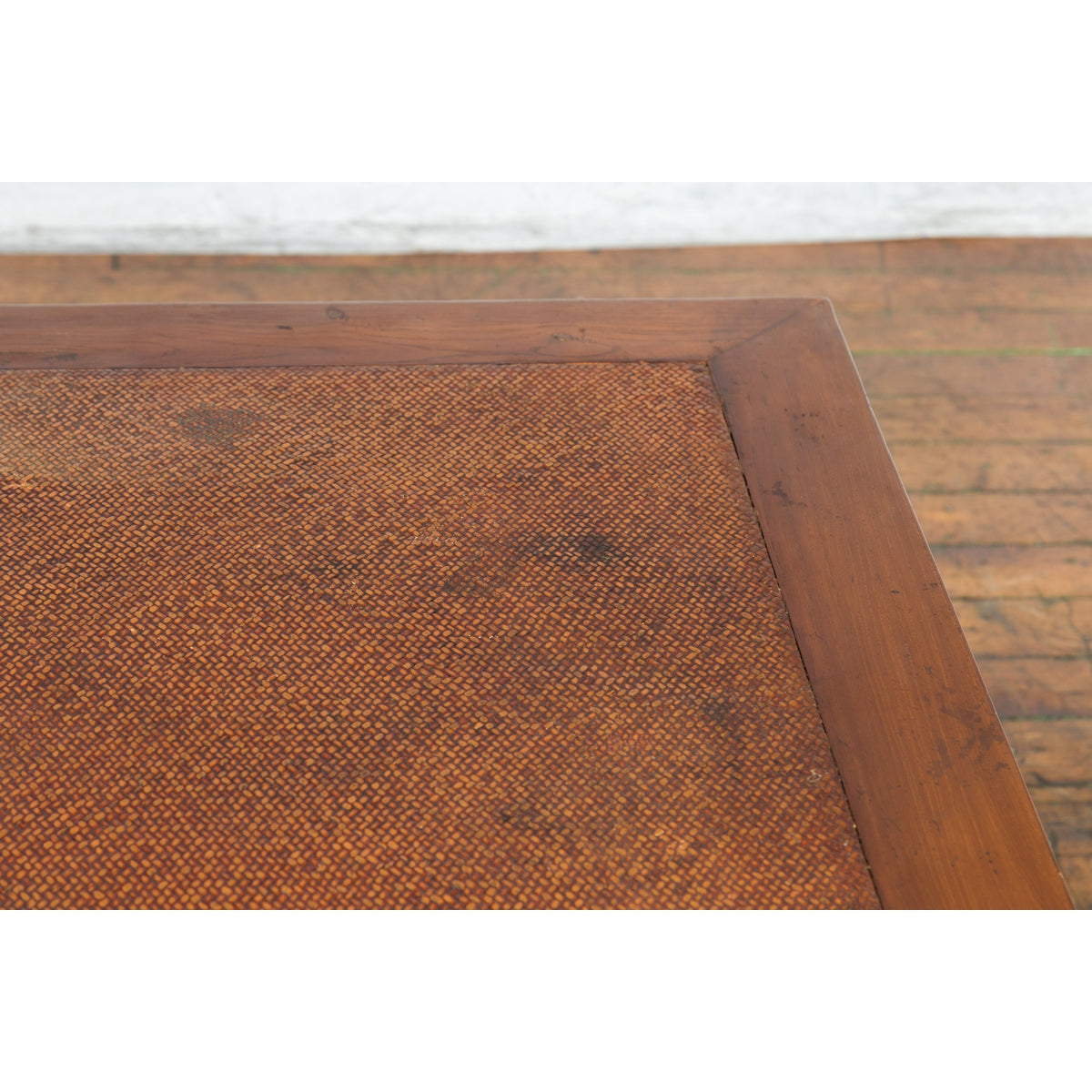 19th Century Elmwood and Rattan Converted Coffee Table from the Qing Dynasty-9. Asian &amp; Chinese Furniture, Art, Antiques, Vintage Home Décor for sale at FEA Home