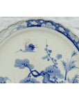 19th Century Hand-Painted Blue and White Japanese Porcelain Charger Plate-10. Asian & Chinese Furniture, Art, Antiques, Vintage Home Décor for sale at FEA Home