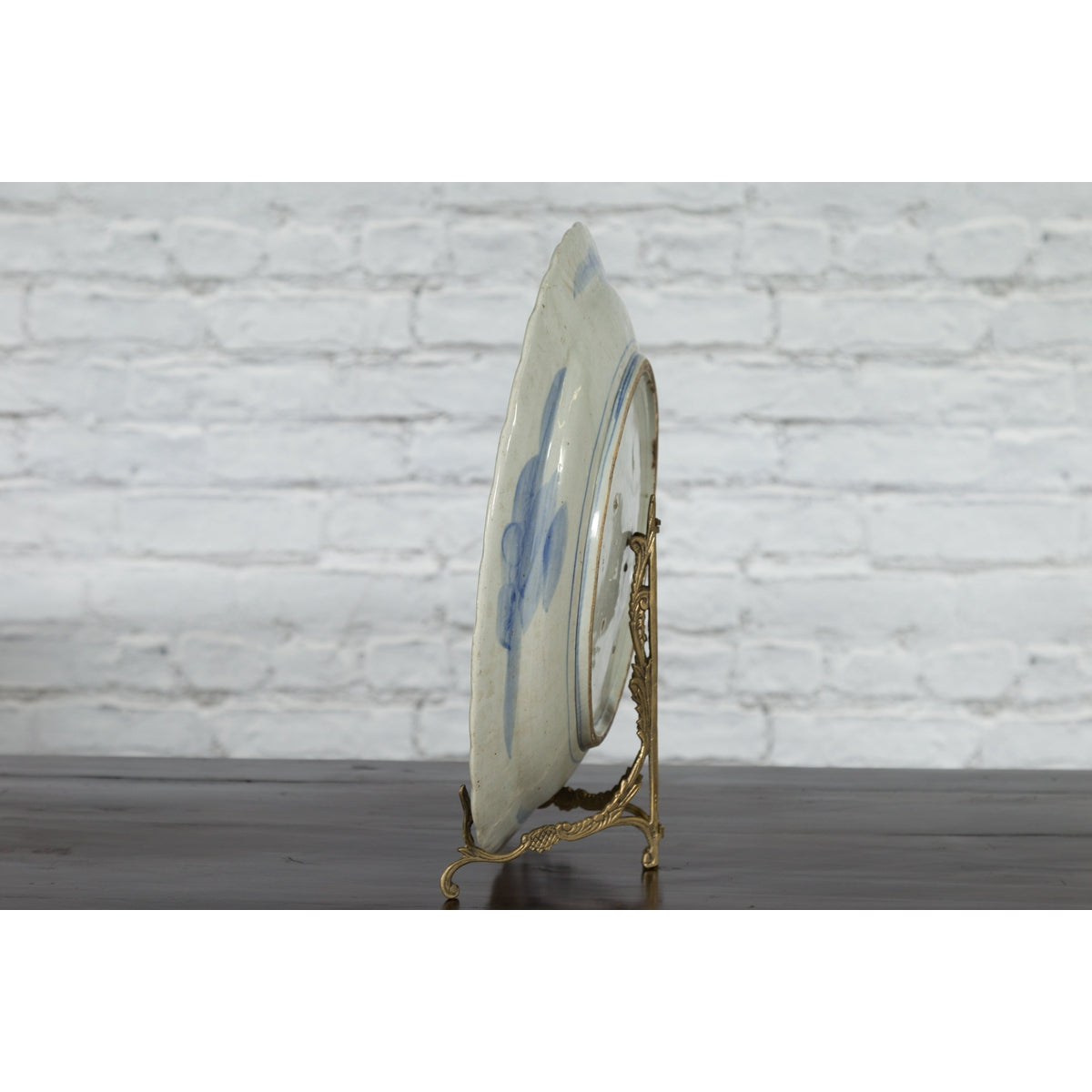 19th Century Hand-Painted Blue and White Japanese Porcelain Charger Plate-14. Asian &amp; Chinese Furniture, Art, Antiques, Vintage Home Décor for sale at FEA Home