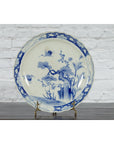 19th Century Hand-Painted Blue and White Japanese Porcelain Charger Plate-4. Asian & Chinese Furniture, Art, Antiques, Vintage Home Décor for sale at FEA Home