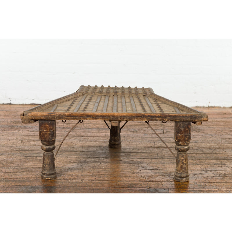 This-is-a-picture-of-a-19th Century Indian Bullock Cart Made into a Coffee Table with Iron Details-image-position-12-style-YN7587-Shop-for-Vintage-and-Antique-Asian-and-Chinese-Furniture-for-sale-at-FEA Home-NYC