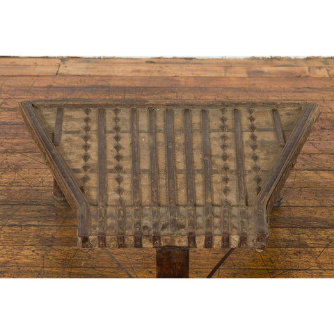 This-is-a-picture-of-a-19th Century Indian Bullock Cart Made into a Coffee Table with Iron Details-image-position-3-style-YN7587-Shop-for-Vintage-and-Antique-Asian-and-Chinese-Furniture-for-sale-at-FEA Home-NYC