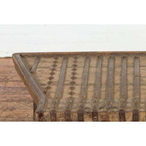 This-is-a-picture-of-a-19th Century Indian Bullock Cart Made into a Coffee Table with Iron Details-image-position-5-style-YN7587-Shop-for-Vintage-and-Antique-Asian-and-Chinese-Furniture-for-sale-at-FEA Home-NYC