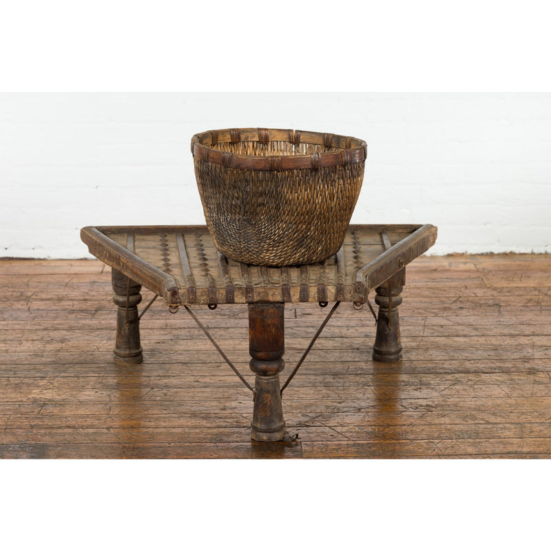 This-is-a-picture-of-a-19th Century Indian Bullock Cart Made into a Coffee Table with Iron Details-image-position-9-style-YN7587-Shop-for-Vintage-and-Antique-Asian-and-Chinese-Furniture-for-sale-at-FEA Home-NYC