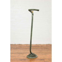 Bronze Snake Floor Lamp